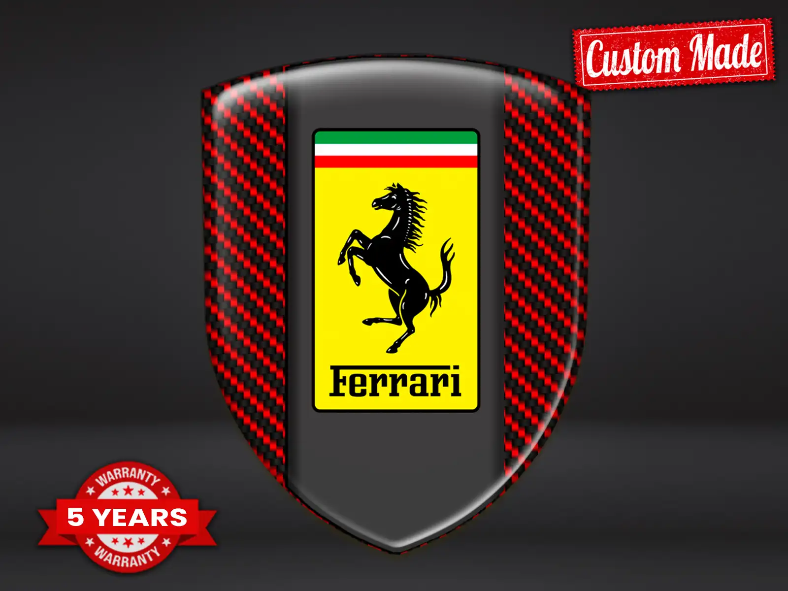 Ferrari Pegatinas Servicio Auto Duraderas Universal Alta Calidad